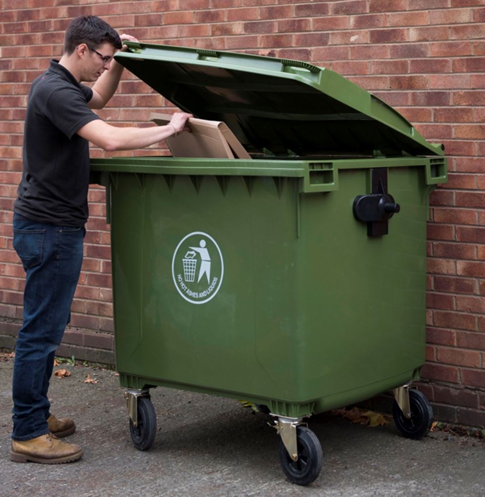 Buy Industrial Waste Bins 1100 Litres Low Prices